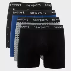 NEWBOAT - Boxers para Hombre Pack de 4 Newboat