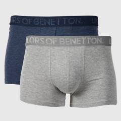 BENETTON - Boxers Pack de 2 de Algodón Benetton