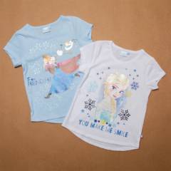 Frozen - Camiseta Niña Pack x2 Frozen