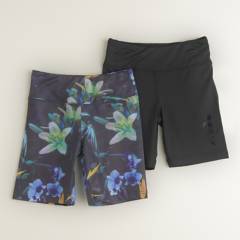 DIADORA - Pack de 2 shorts deportivos para niña Diadora
