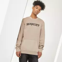 BEARCLIFF - Sweater para Hombre con Estampado de Algodón Bearcliff