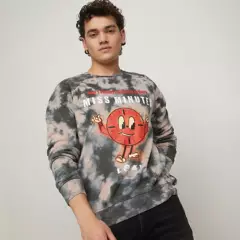 BEARCLIFF - Sweater para Hombre con Estampado de Algodón Bearcliff