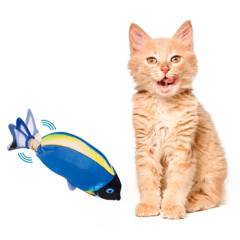 KULCAN - Juguete Pescado Eléctrico para Gatos