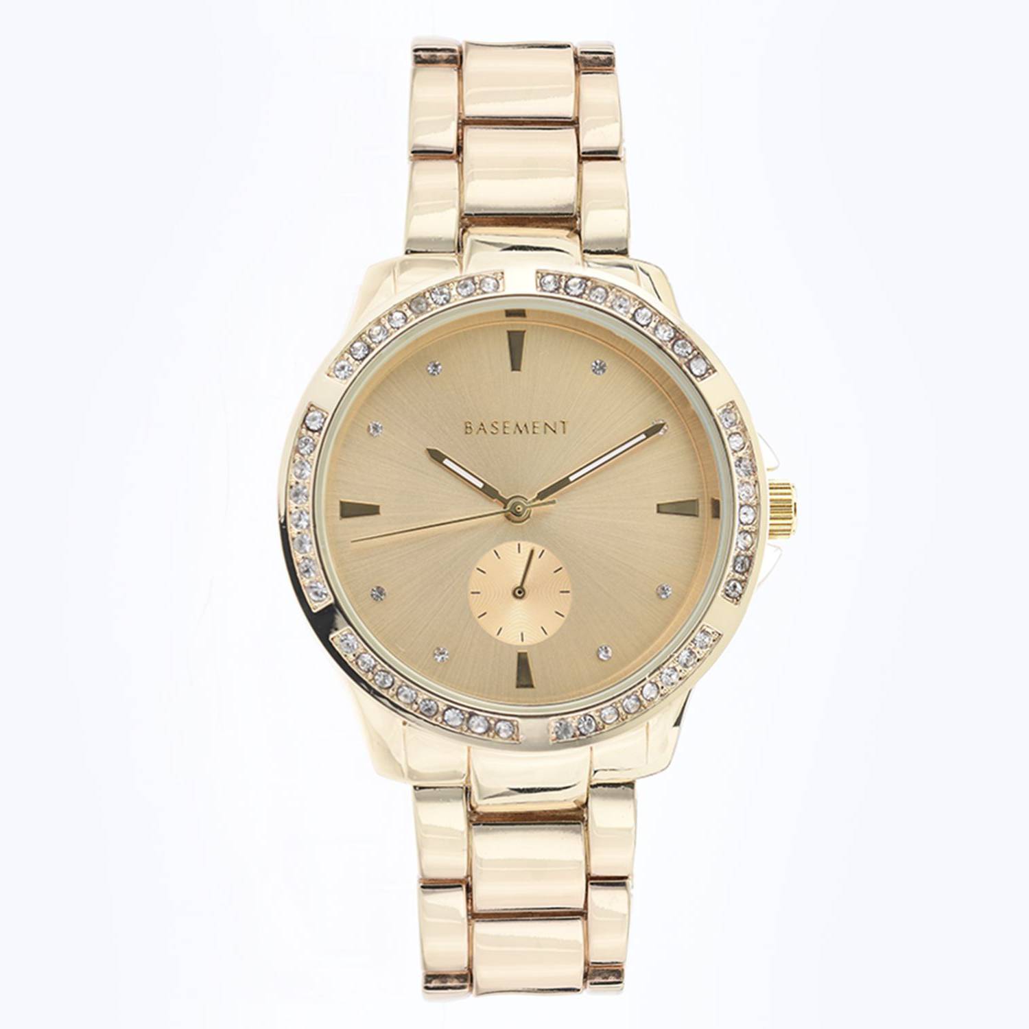 Reloj Mujer Dorado Con Tablero Blanco L1270-1 LOIX
