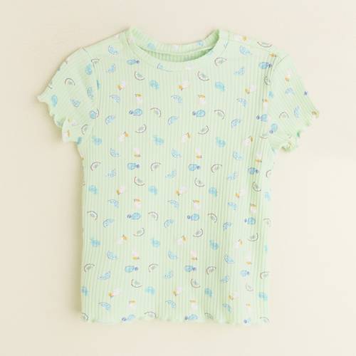 Camiseta Regular Bebé niña Algodón orgánico Yamp