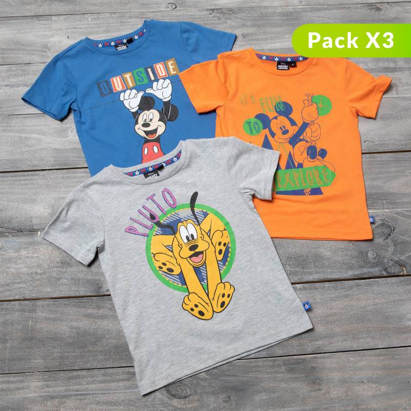 STD CHARACTERS - Pack de 3 Camisetas para Niño Std Characters