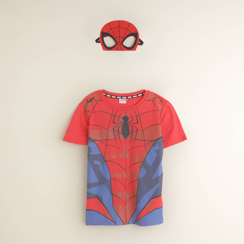 SPIDERMAN Camiseta y antifaz spiderman para niño Spider Man 