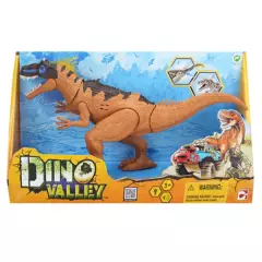 DINO VALLEY - Muñeco de dinosaurio de 34 cm con luz y sonido incluye bateria para mayores de 3 años