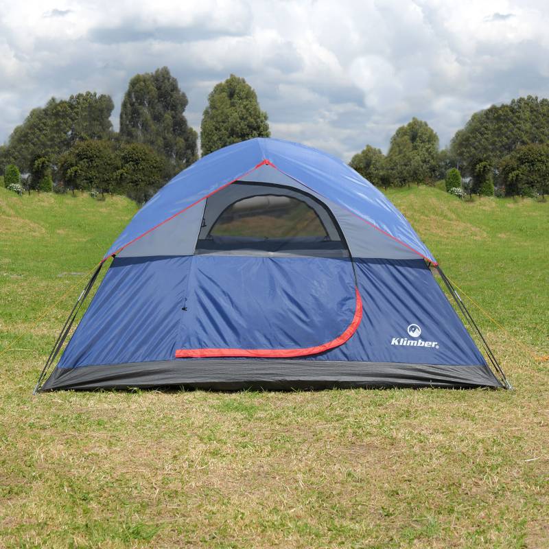 Carpa Camping 4 Personas Rocky 1500mm Impermeable Klimber