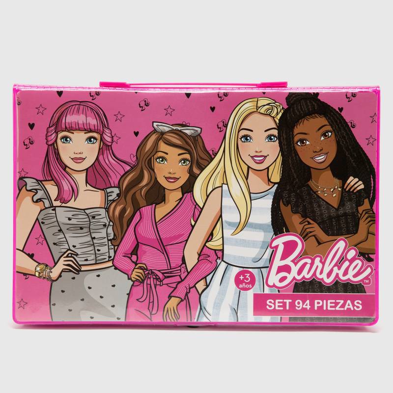 BARBIE - Set de útiles 94 piezas barbie Barbie