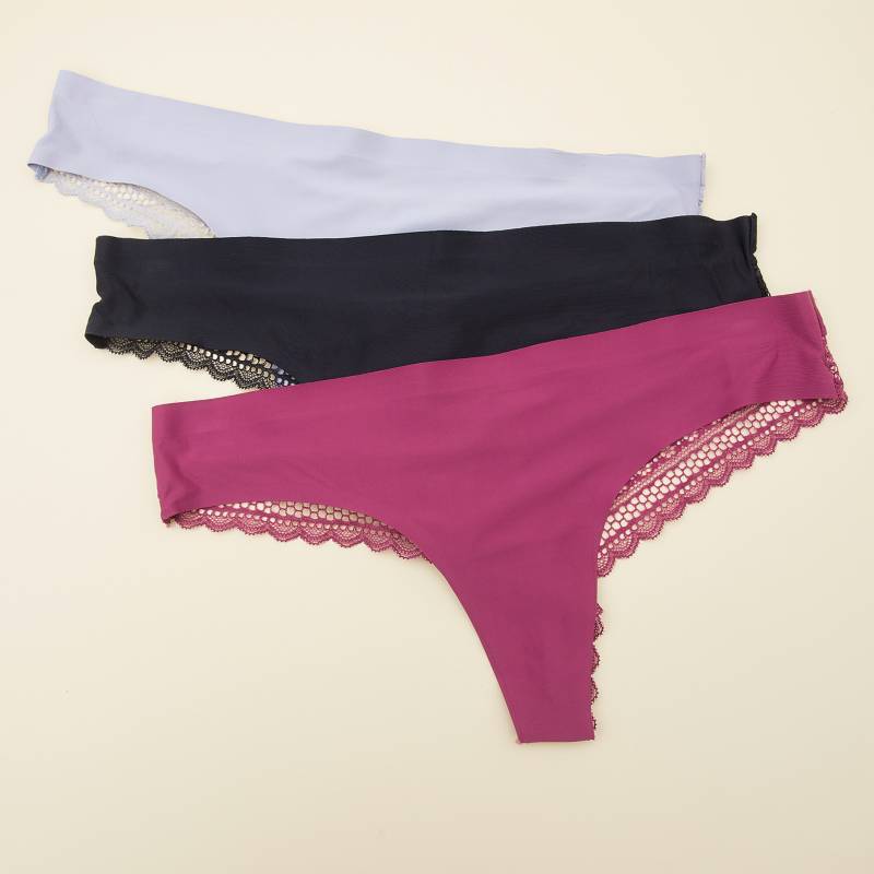 Tanga Brasilera Pack de 3 para Mujer University Club UNIVERSITY CLUB