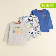 YAMP - Pack de 3 camisetas para niño Yamp