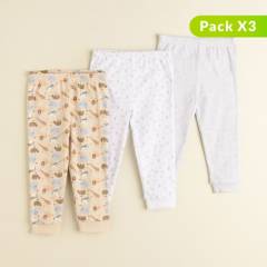 YAMP - Pack de 3 pantalones para Bebé Niña Yamp