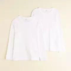FEDERATION - Pack de 2 camisetas blancas para niño Federation