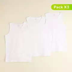 FEDERATION - Pack de 3 camisetas blancas esqueleto para niño Federation