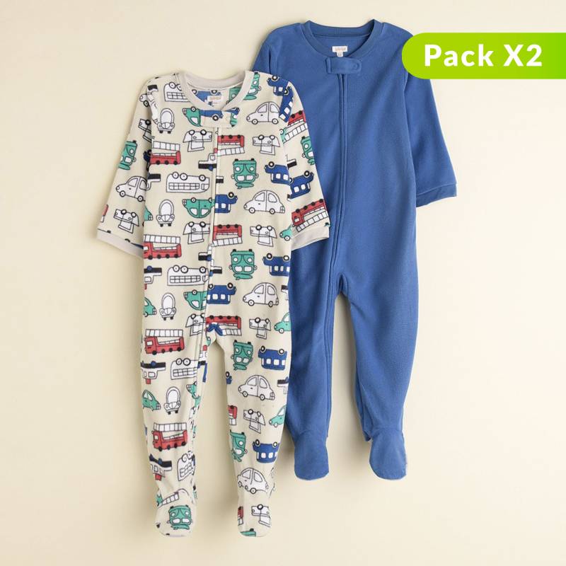 Pack de 2 pijamas para bebe niño Yamp