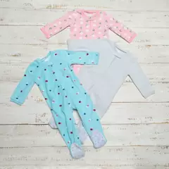 YAMP - Pack de 3 Pijamas para bebe niña Yamp
