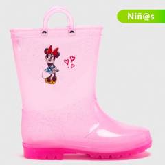 DISNEY - Botas para lluvia con luces Minnie Mouse Disney para Niña 