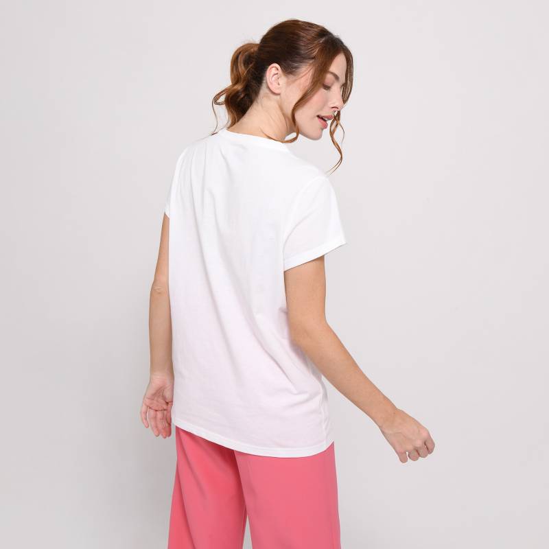 Camiseta para Mujer Manga corta de Algodón Basement BASEMENT