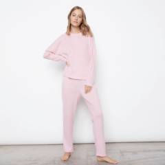 UNIVERSITY CLUB - Pijama completa con pantalón Largo Manga larga para Mujer University Club