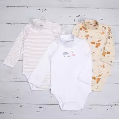 YAMP - Pack de 3 bodies para bebe niño algodón yamp