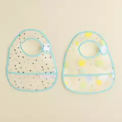 YAMP - Pack de 2 Baberos para Bebé en Plástico Yamp