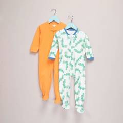 YAMP - Pack de 2 pijamas para bebe niño algodón Yamp