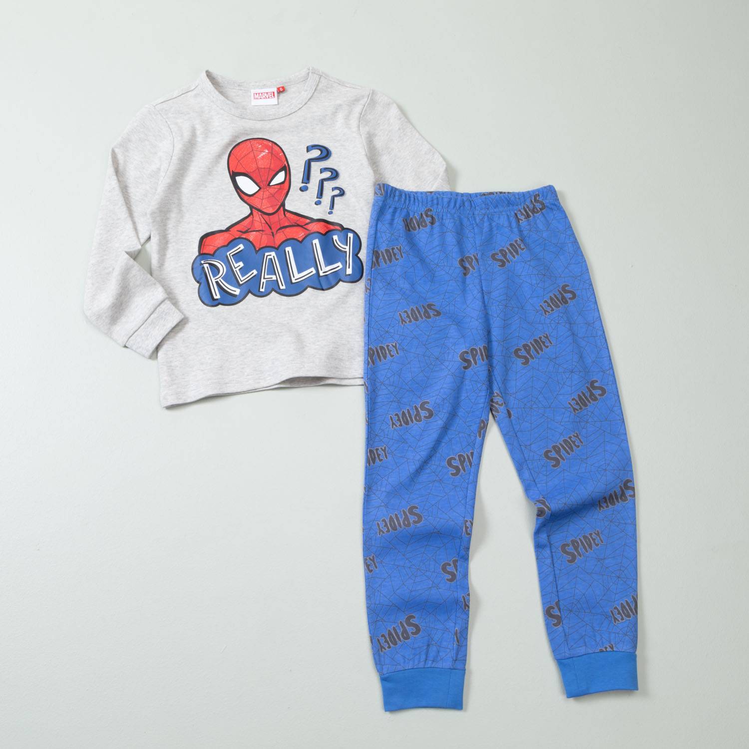 Marvel Spider-Man - Pijama de forro polar súper suave para niños, Azul