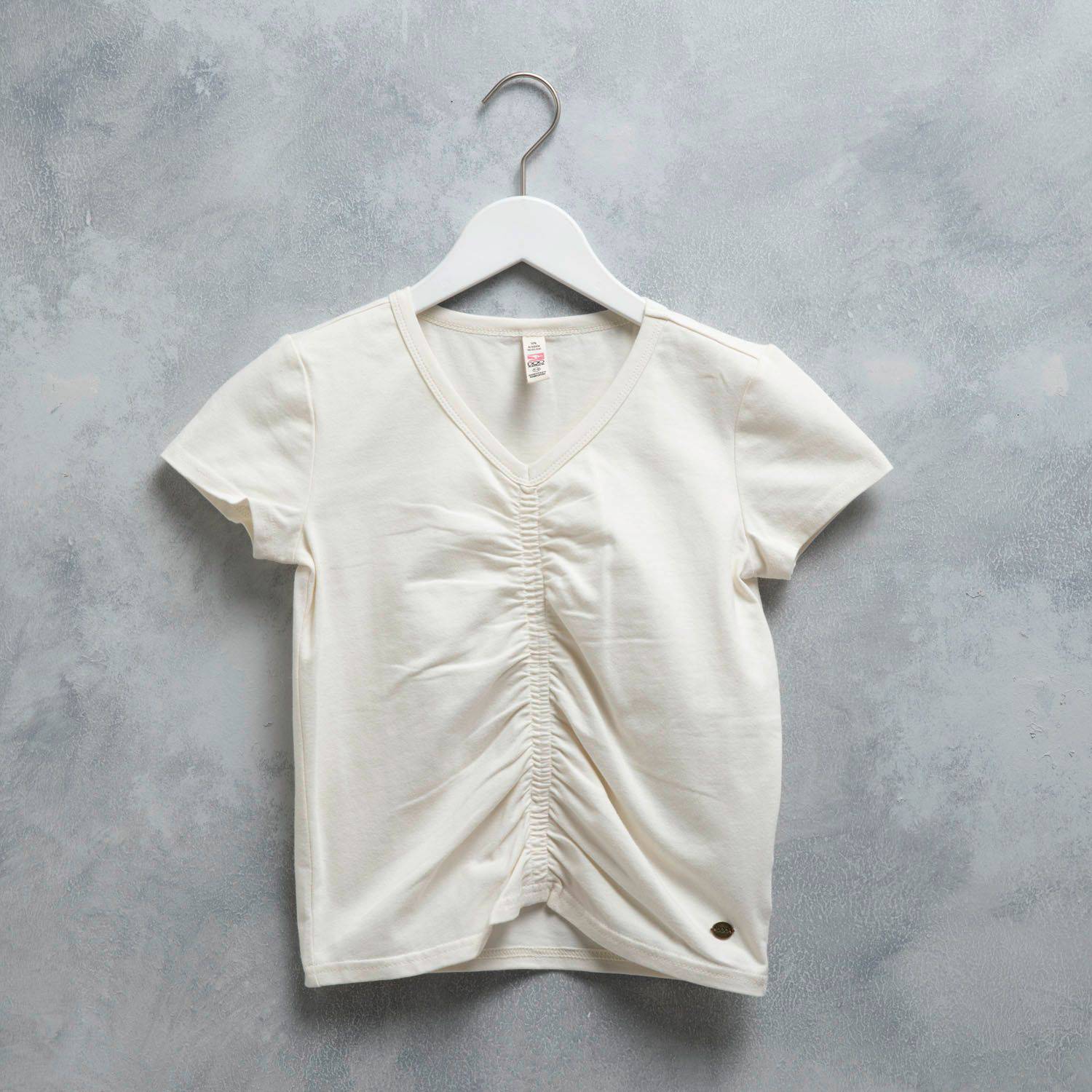 Camiseta de algodón manga corta para niña 