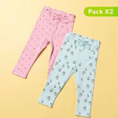 YAMP - Pack de 2 Pantalones para bebe niña Yamp