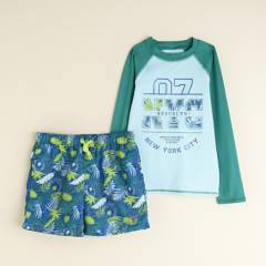 YAMP - Conjunto Pantaloneta de baño y Camiseta UV para niño Yamp