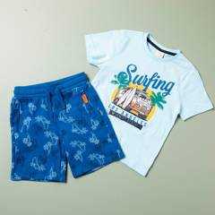 YAMP - Conjunto Camiseta y Bermuda para niño Yamp
