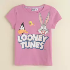 WARNER BROS - Camiseta para niña Looney Tunes