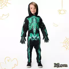 YAMP - Disfraz de Esqueleto para niño/a Yamp - Disfraz Esqueleto 
