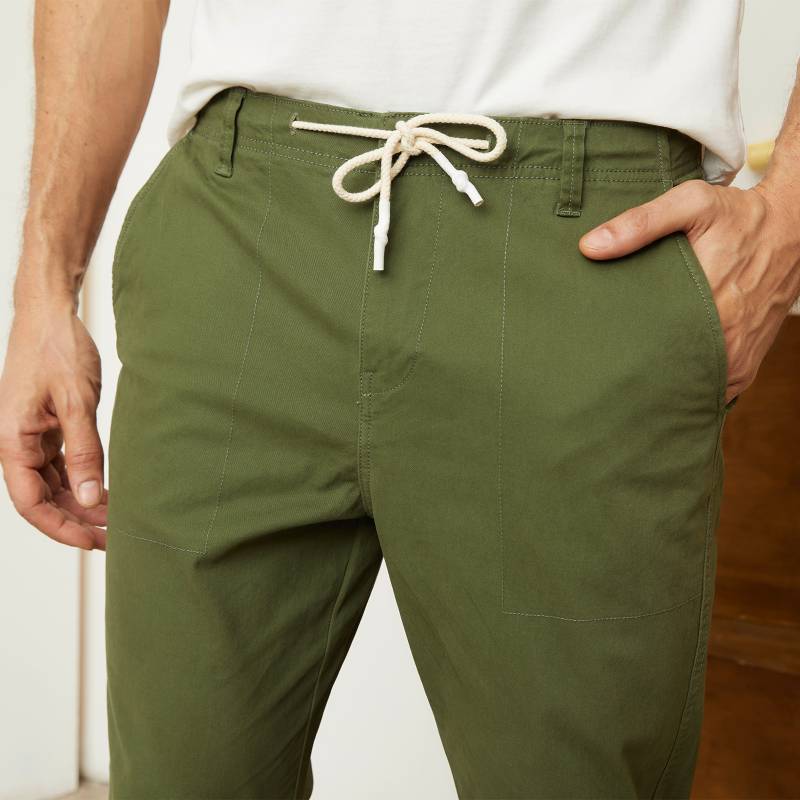 Pantalones de chándal de algodón para hombre ajuste còmodo Verde ramillete  La Martina