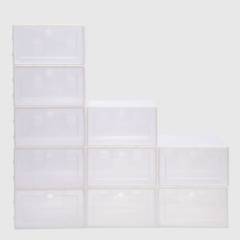 MICA - Cajas Organizadoras. Set x10 Cajas Organizadoras Plásticas Polipropileno 13.5 x 23.5 cm