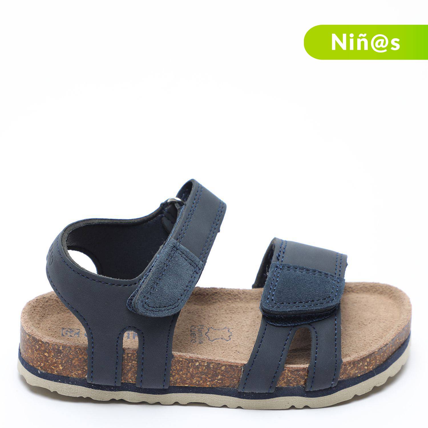 Sandalias Coniglio Bk Baby3 Az para Ni o con Velcro CONIGLIO