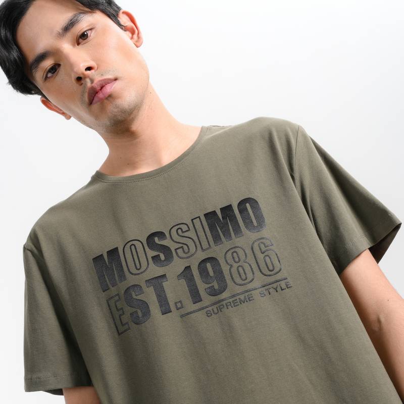 Camiseta Militar para Hombre Slim Cuello redondo Mossimo MOSSIMO