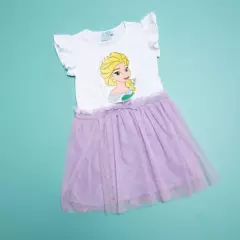 DISNEY - Vestido para Niña en Algodón FROZEN