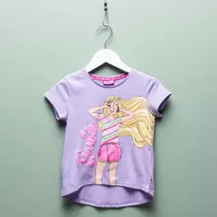 BARBIE - Camiseta para Niña en Algodón Barbie