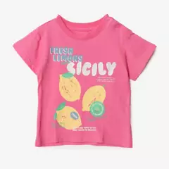 YAMP - Camiseta para Bebé niña en Algodón Yamp