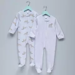 YAMP - Pack de 2 Pijamas para Bebé niño en Algodón Yamp