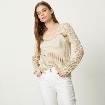 Sweater para Mujer con Estampado de Algodón University Club