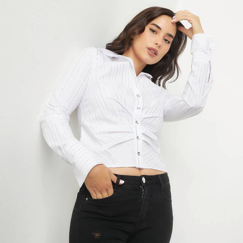 Blusa Mossimo manga larga para mujer