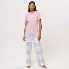 BENETTON - Set de regalo pijama completa con pantalón largo manga larga para Mujer Benetton