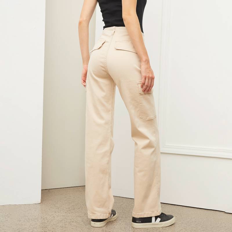 Pantalón Cargo Tiro alto para Mujer BASEMENT