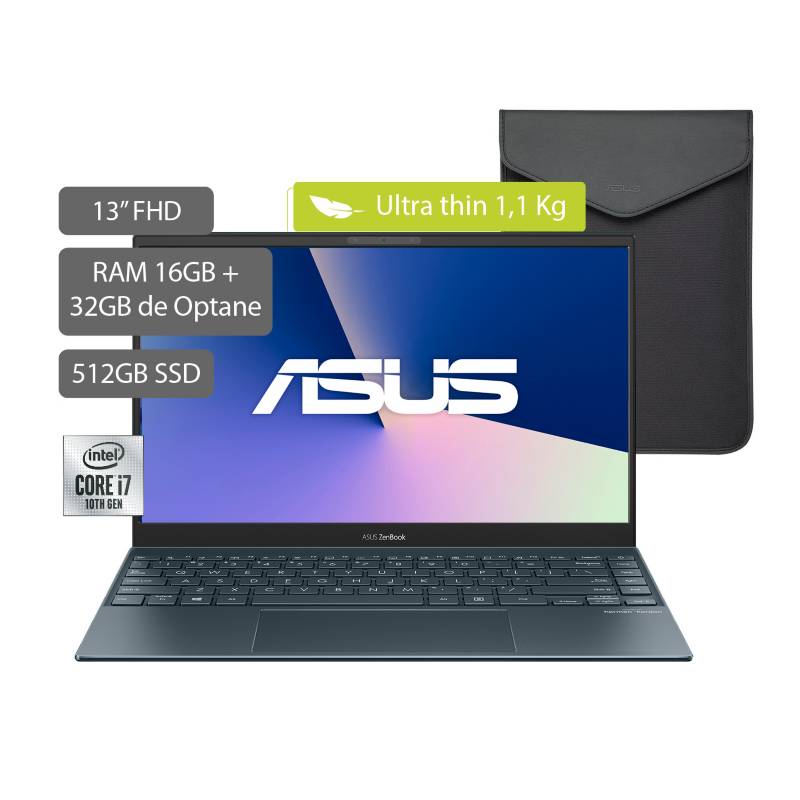 ASUS - Portátil Asus Zenbook Ux325Ja 13.3 pulgadas Intel Core i7 16GB 512GB