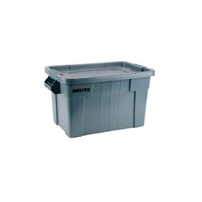 Caja Brute Con Tapa 20 Galones (76 Litros) Rubbermaid