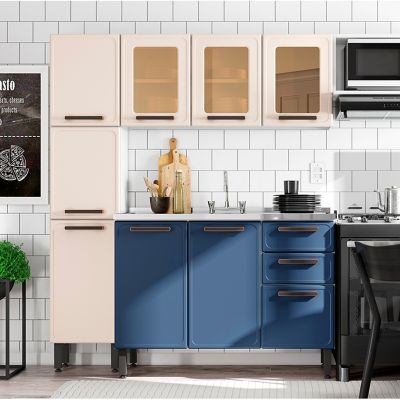 Cocina Origens 220 Cm Bluenavy Bertolini