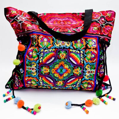 Bolso Tejido Tibetano Multiflor Az Accesorios Az Accessories 10929-H5